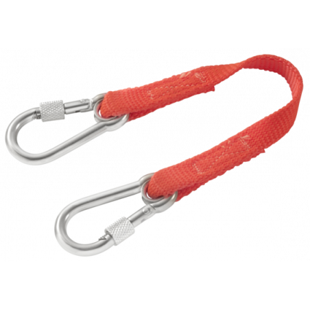 LAN0.2 Facom Longe 20 cm - Double mousquetons 60 mm en inox à vis - SLS