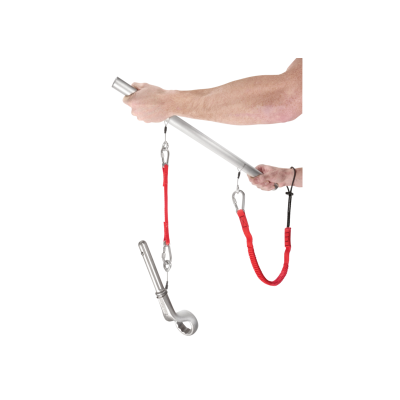 LAN0.2 Facom Longe 20 cm - Double mousquetons 60 mm en inox à vis - SLS