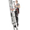 LAN1.2 Facom Longe 1,2 m - Double mousquetons 80 mm en inox à vis - SLS