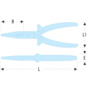 Pince Universelle Isolée 1000V FACOM / BOST - Outil Professionnel électricien NEUVE