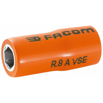 R.6AVSE Facom R.AVSE - Douilles 1/4" 6 pans isolées 1000 Volts série VSE