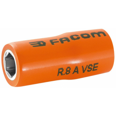 R.8AVSE Facom R.AVSE - Douilles 1/4" 6 pans isolées 1000 Volts série VSE