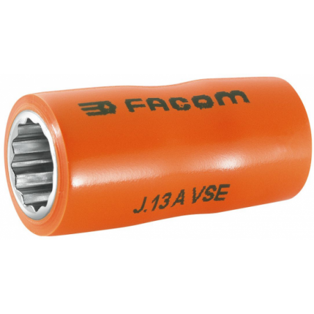 J.12AVSE Facom J.AVSE - Douilles 3/8" 12 pans isolées 1000 Volts série VSE