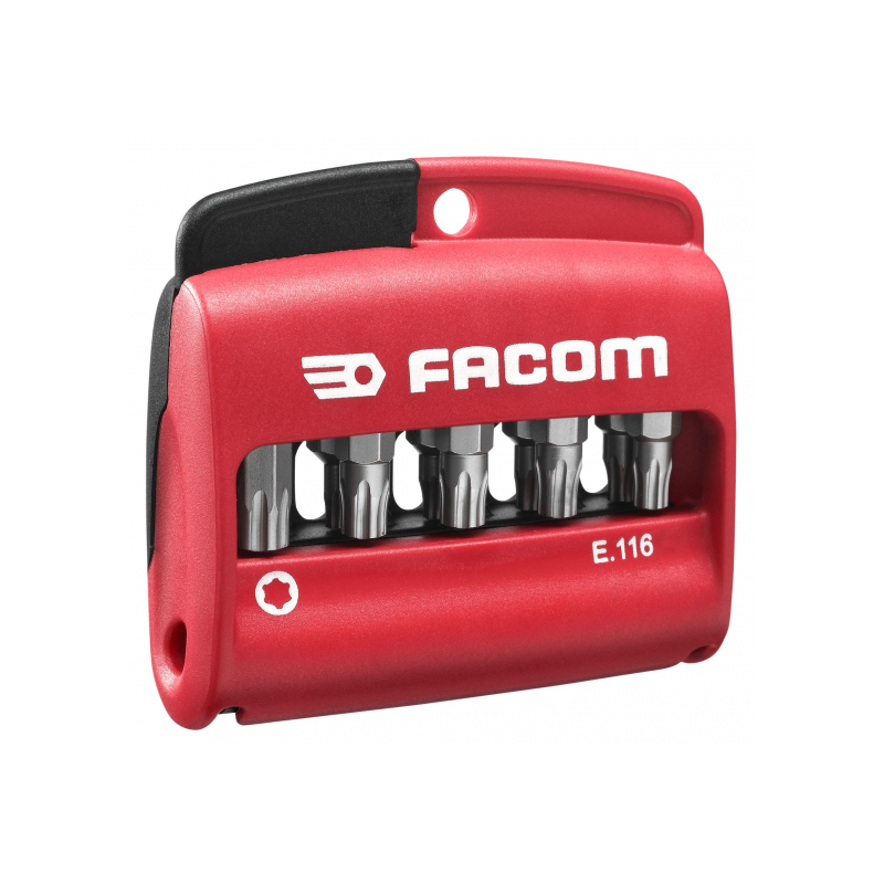 E.116 Facom Jeu mixte de 10 embouts Torx Plus® 1/4" - série 1 - 25 mm + porte-embouts