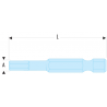 EX.615 Facom EX.6 - Embouts standards série 6 pour vis Torx®