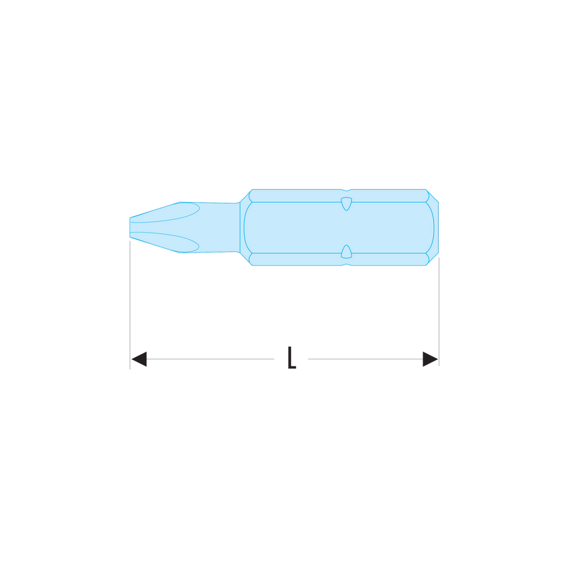 ENP.203 Facom ENP.2 - Embouts impact série 2 pour vis Phillips®