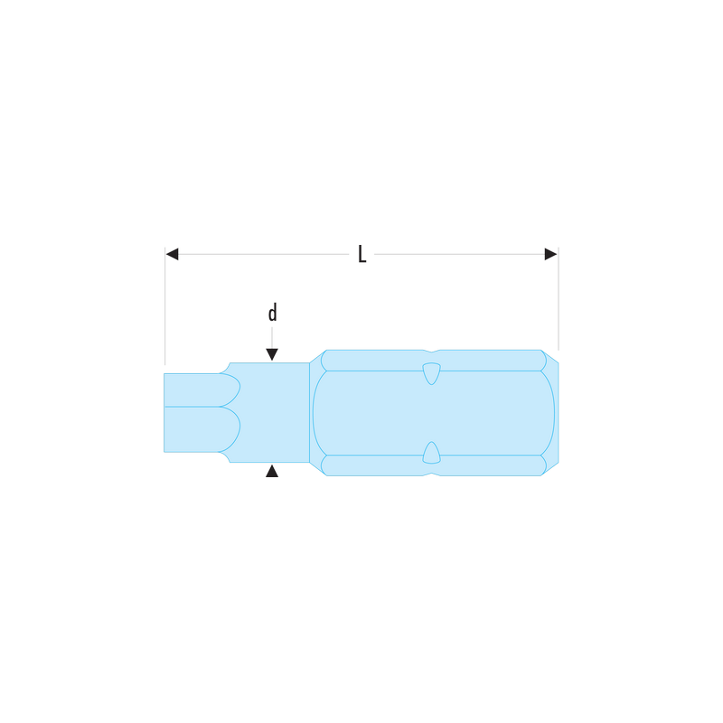 ENH.305 Facom ENH.3 - Embouts impact série 3 pour vis à 6 pans creux métriques