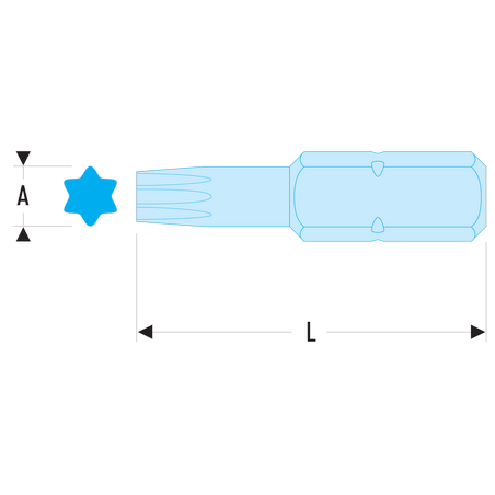 NEX.70A Facom NEX - Embouts impact série 3 pour vis Torx®