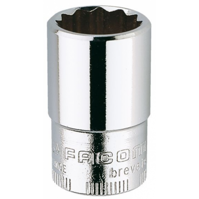 JB.3/4 Facom JB - Douilles 3/8" parois fines 12 pans en pouces
