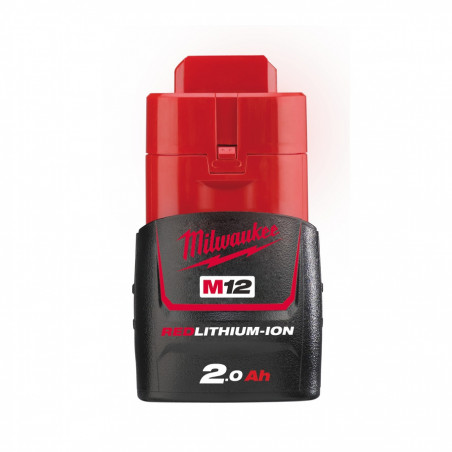 Batterie 12 Volts 2 Ah Red Lithium-Ion - système M12 M12B2 | 4932430064 Milwaukee