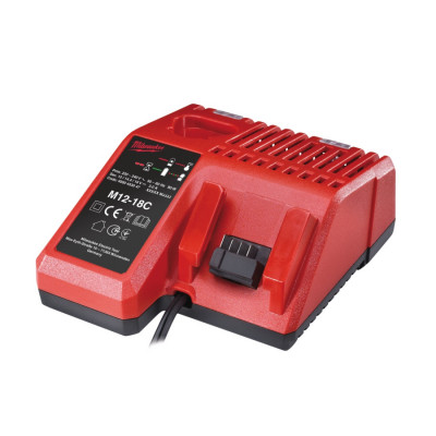 Chargeur universel pour batterie de 12 Volts à 18 Volts jusqu'a 4 Ah M12-18C | 4932352959 Milwaukee