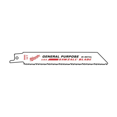 LAMES SCIES SABRE 200MM - LOT DE 5 Milwaukee | 48005093