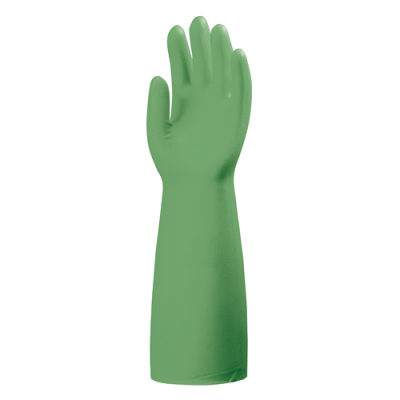 Gants néoprène - NITRILE PLUS 5540 - acrylonitrile vert -  Eurotechnique | 5539