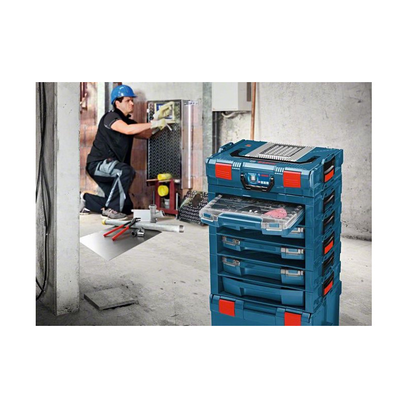 1600A001S8 Coffret de transport Bosch i-BOXX 72 Set 10 Professional outils Bosch Bleu