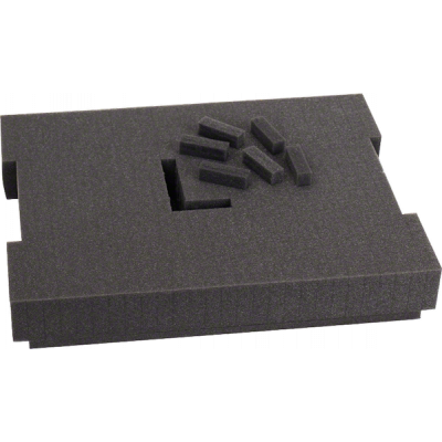 1600A001S0 Boîtes de stockage de petites pièces Bosch Foam insert 102 Professional outils Bosch Bleu