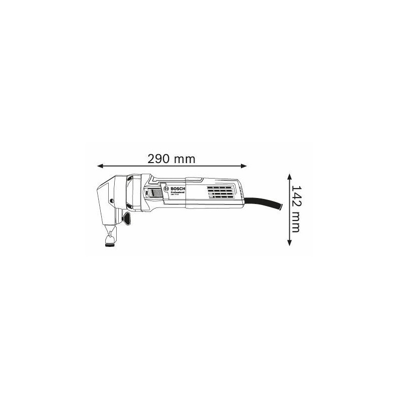 0601529400 Grignoteuse Bosch GNA 75-16 Professional outils Bosch Bleu