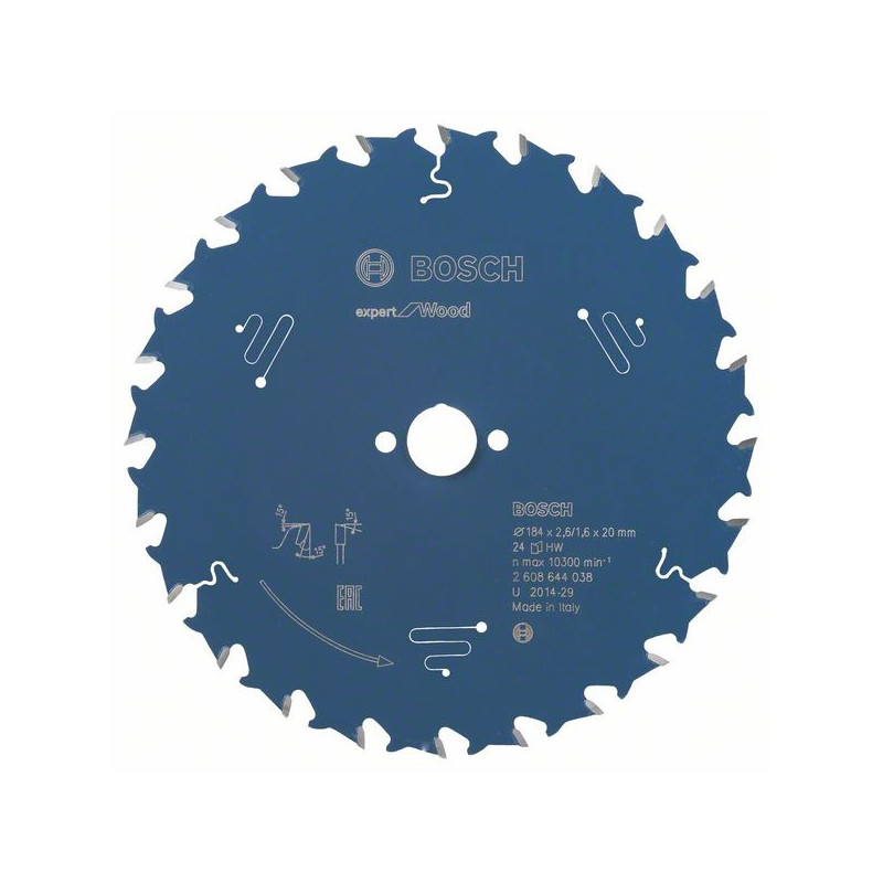 2608644038 Lame de scie circulaire Expert for Wood Accessoire Bosch pro outils