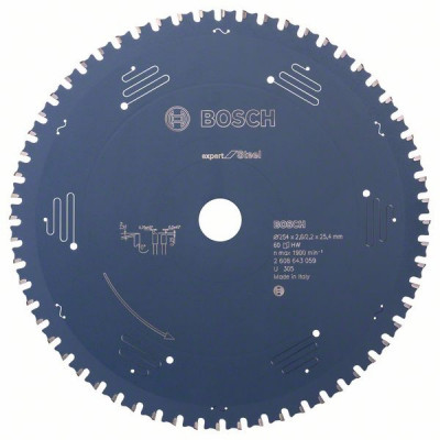 2608643059 Lame de scie circulaire Expert for Steel Accessoire Bosch pro outils