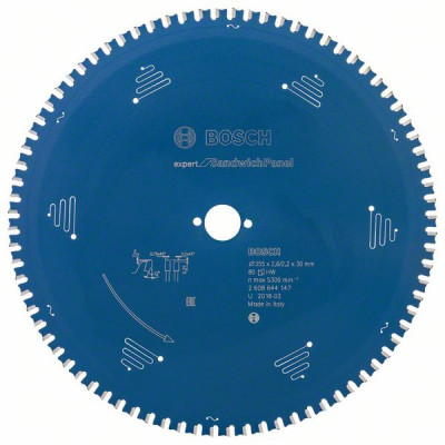 2608644147 Lame de scie circulaire Expert for Sandwich Panel Accessoire Bosch pro outils