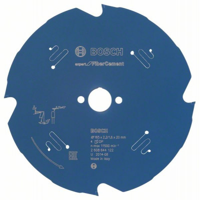 2608644122 Lame de scie circulaire Expert for Fiber Cement Accessoire Bosch pro outils