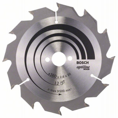 2608641173 Lame de scie circulaire Optiline Wood Accessoire Bosch pro outils