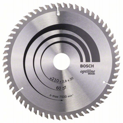 2608641190 Lame de scie circulaire Optiline Wood Accessoire Bosch pro outils
