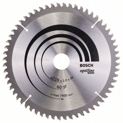 2608640433 Lame de scie circulaire Optiline Wood Accessoire Bosch pro outils