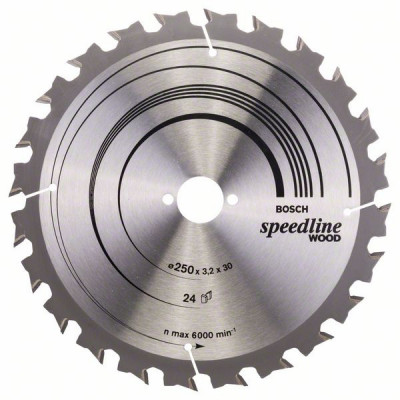 2608640680 Lame de scie circulaire Speedline Wood Accessoire Bosch pro outils