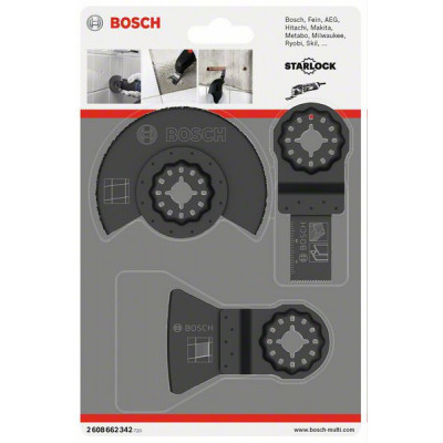 2608662342 Coffret de 3 pièces pour carreleur Accessoire Bosch pro outils