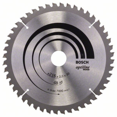 2608640432 Lame de scie circulaire Optiline Wood Accessoire Bosch pro outils