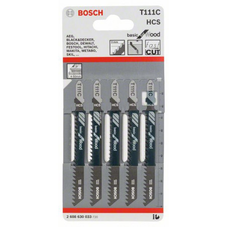 2608630033 Lame de scie sauteuse T 111 C Accessoire Bosch pro outils