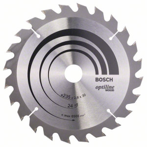 2608640725 Lame de scie circulaire Optiline Wood Accessoire Bosch pro outils