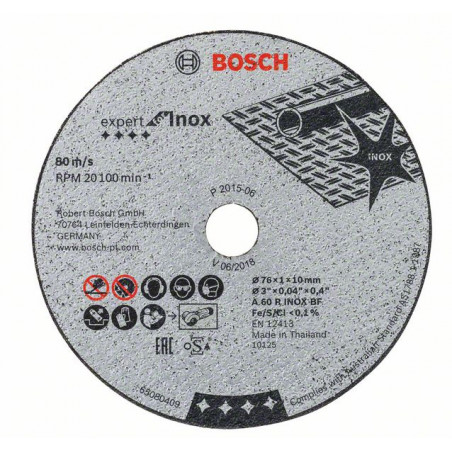 2608601520 Disque à tronçonner Expert for Inox Accessoire Bosch pro outils