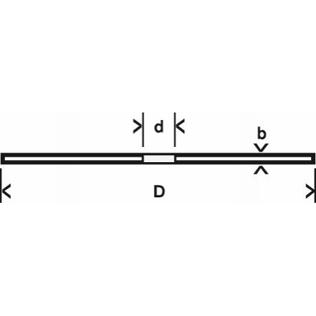 2608603172 Disque à tronçonner à moyeu plat Standard for Inox Accessoire Bosch pro outils