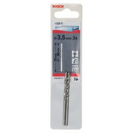 2608585914 Forets à métaux rectifiés HSS-G, DIN 338 Accessoire Bosch pro outils