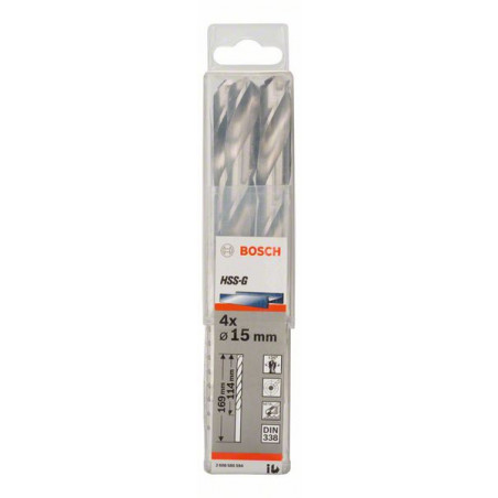 2608585594 Forets à métaux rectifiés HSS-G, DIN 338 Accessoire Bosch pro outils