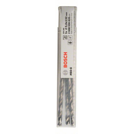 2608596820 Forets à métaux rectifiés HSS-G, DIN 340, série longue Accessoire Bosch pro outils
