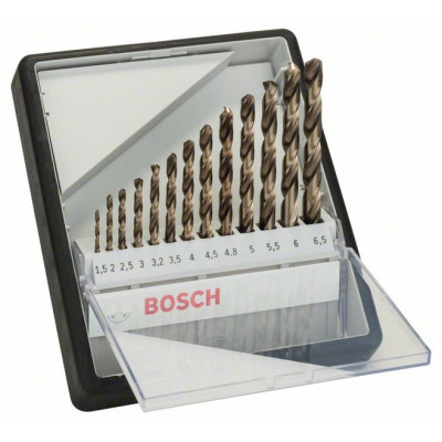 2607019926 Forets à métaux HSS-Co Robust Line, jeu de 13 pièces Accessoire Bosch pro outils