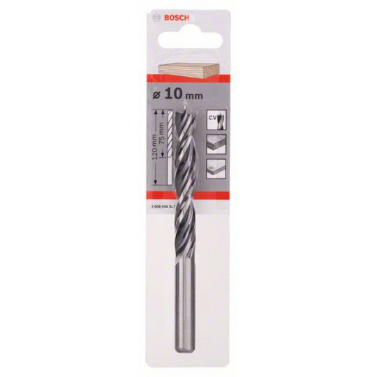 Mèche à Bois Hélicoïdale 6 Mm - Longueur 40 Cm, Tige Hexagonale Pour Perceuse