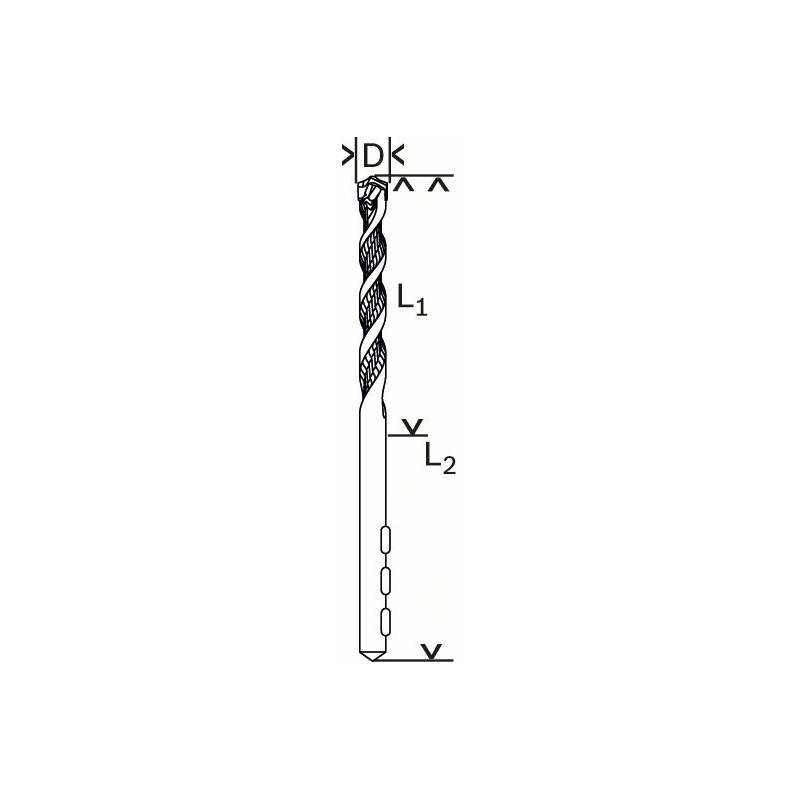2608588152 Forets à béton CYL-5 Accessoire Bosch pro outils