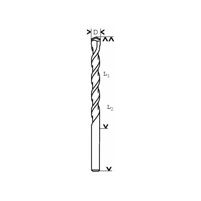 2608597690 Forets à béton CYL-3 Accessoire Bosch pro outils