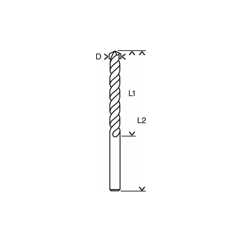 1609200209 Forets à matériaux CYL-1 Accessoire Bosch pro outils