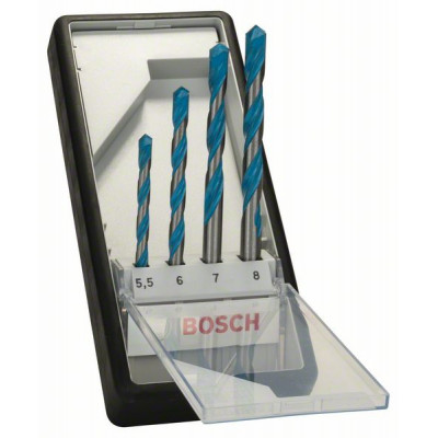 2607010522 Forets polyvalents Robust Line CYL-9 Multi Construction, set de 4 pièces Accessoire Bosch pro outils