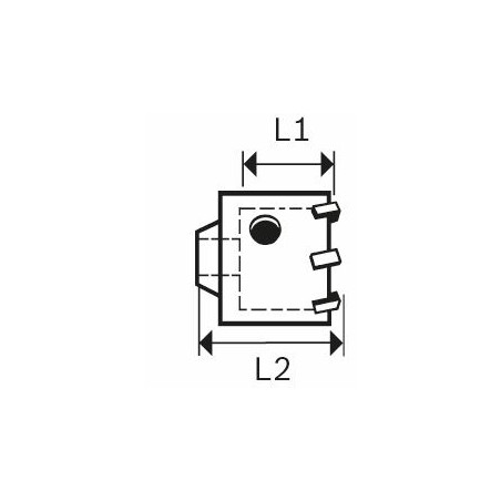 2608550075 Couronne-trépan SDS-plus-9 pour adaptateur six pans Accessoire Bosch pro outils