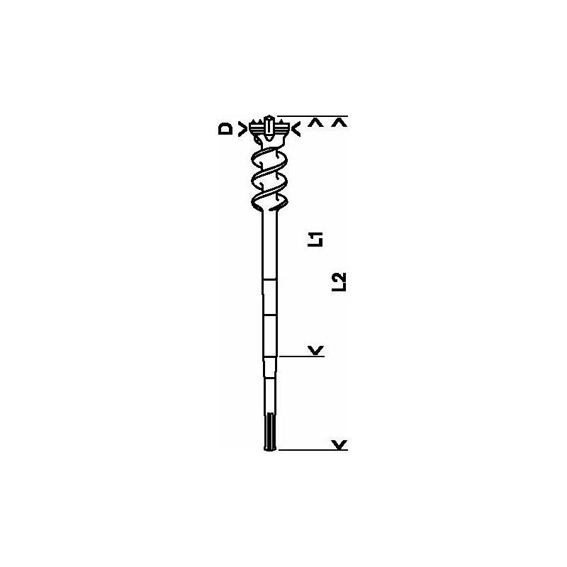 1618596461 Forets hélicoïdaux à multi-taillants SDS-max-9 Break Through Accessoire Bosch pro outils