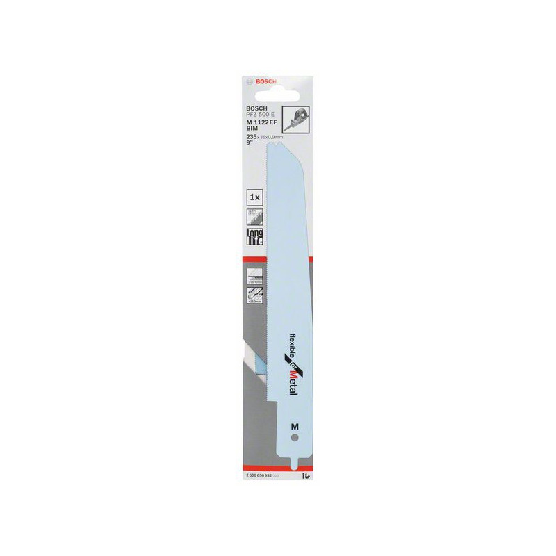 2608656932 Lame de scie sabre M 1122 EF pour égoïne multifonction PFZ 500 E Bosch Accessoire Bosch pro outils