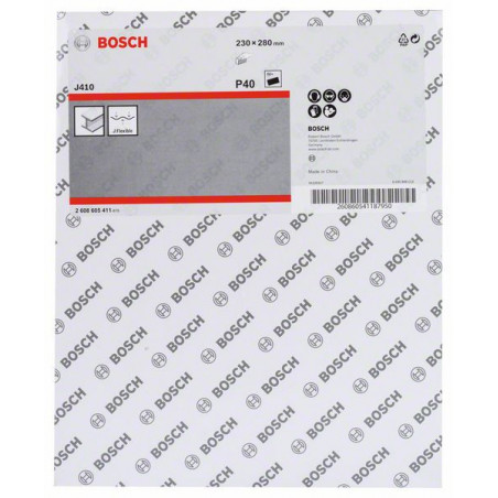 2608605411 Feuille abrasive/disque abrasif J410 Accessoire Bosch pro outils