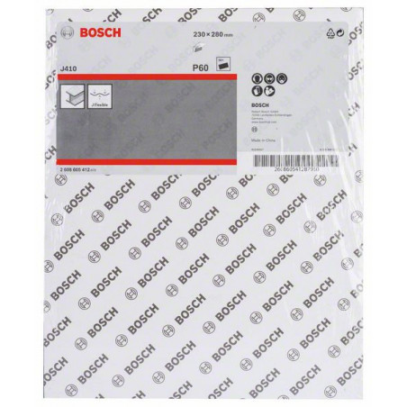 2608605412 Feuille abrasive/disque abrasif J410 Accessoire Bosch pro outils