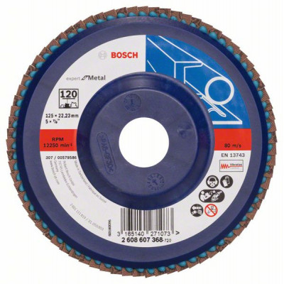 2608607368 Plateau à lamelles X551, Expert for Metal Accessoire Bosch pro outils