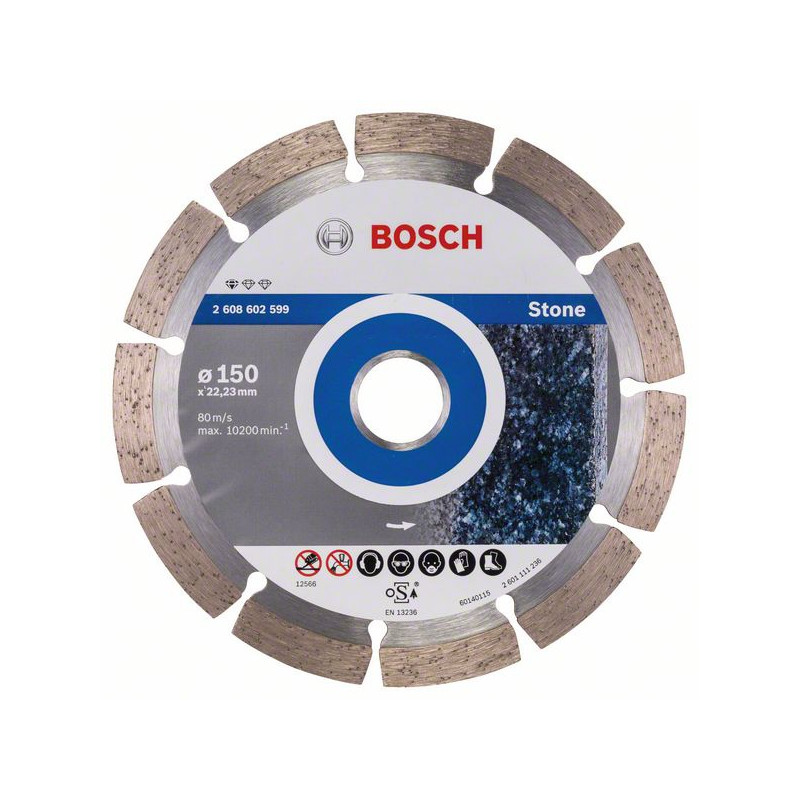 2608602599 Disque à tronçonner diamanté Standard for Stone Accessoire Bosch pro outils